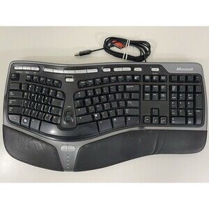 Microsoft Natural Ergonomic Keyboard 4000 v1.0 Wired Tested Works